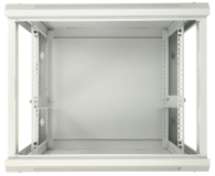 Extralink Szafka wisząca rack 12U 600x600 szara metalowe drzwi EX.12981 - 489405 - zdjęcie 5
